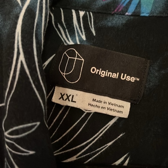 Original Use button-down leaf print - Picture 4 of 4